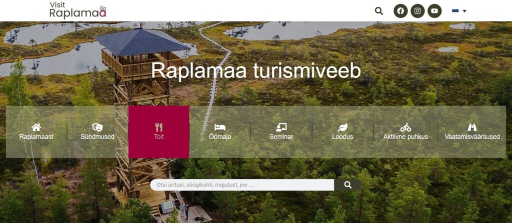Jaanuari alguses alustas tööd värske ilme saanud Raplamaa turismiveeb visitraplamaa.ee. Lehelt leiab nii maakonna turismiobjektid, mis jõuavad portaali puhkaees